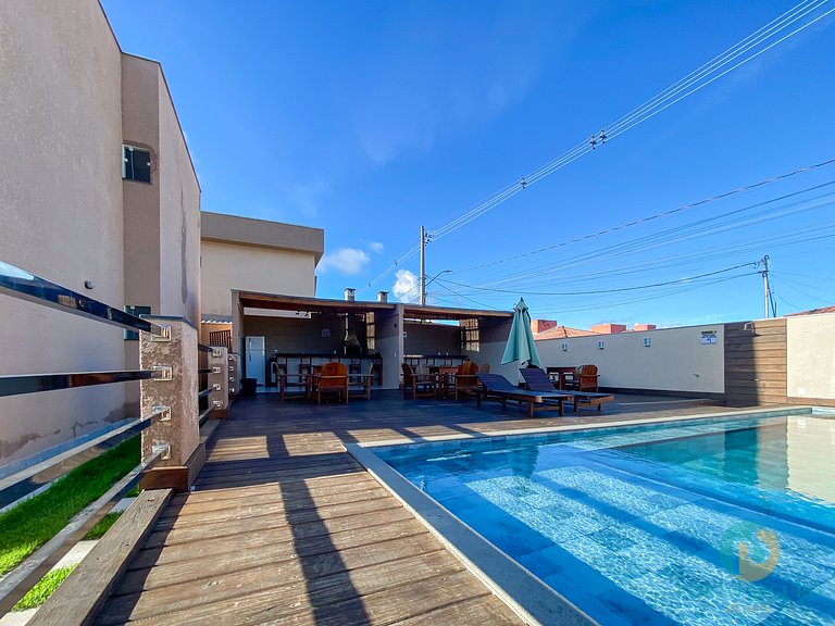 Apartamento com 2 Suítes a 450 metros do Axé Moi | 2 Piscina