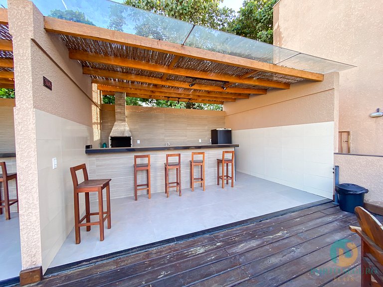 Apartamento com 2 Suítes a 450 metros do Axé Moi | 2 Piscina