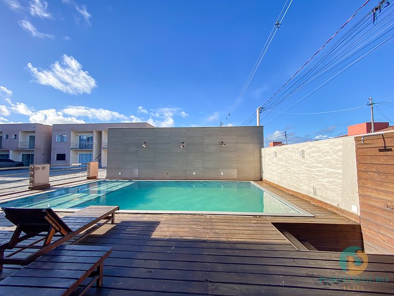 Apartamento com 2 Suítes a 450 metros do Axé Moi | 2 Piscina