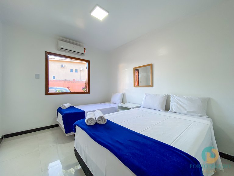 Apartamento a Poucos Metros da Praia de Taperapuã | Piscinas