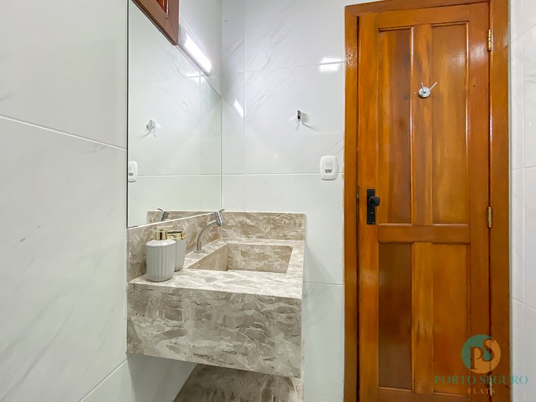 Apartamento a Poucos Metros da Praia de Taperapuã | Piscinas