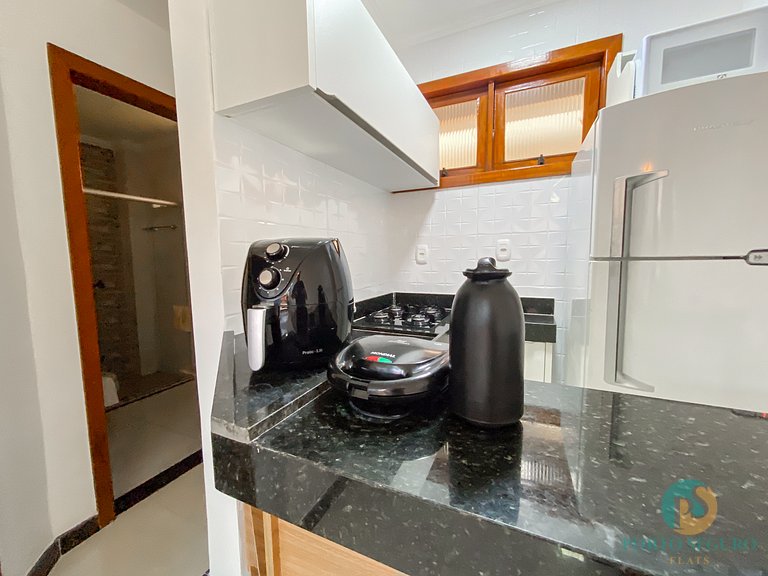 Apartamento a Poucos Metros da Praia de Taperapuã | Piscinas