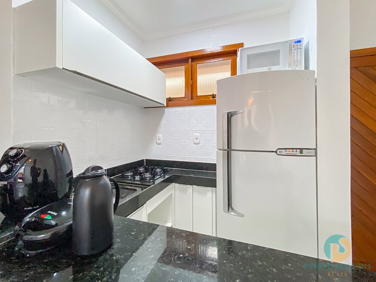 Apartamento a Poucos Metros da Praia de Taperapuã | Piscinas