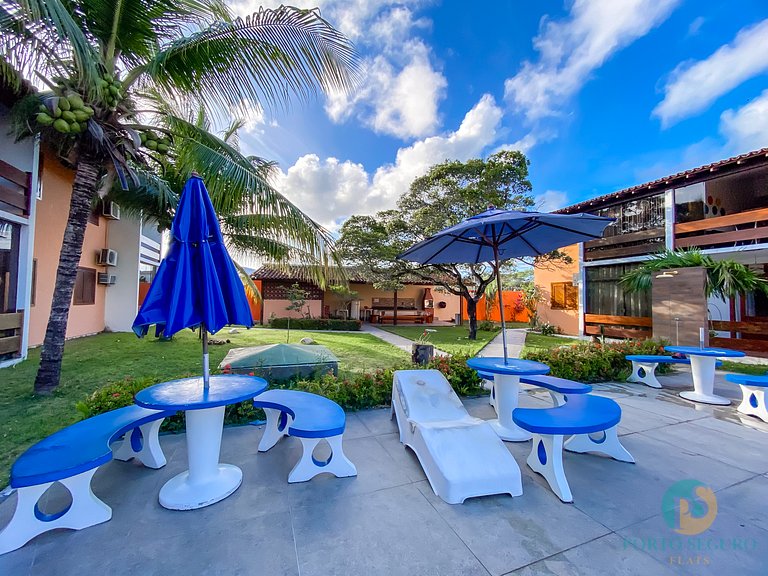 Apartamento a Poucos Metros da Praia de Taperapuã | Piscinas