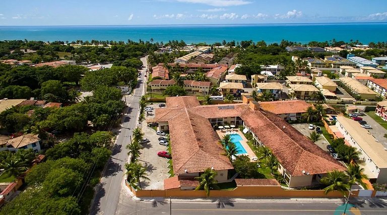 Apartamento a Poucos Metros da Praia de Taperapuã | Piscinas