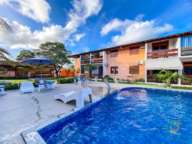 Apartamento a Poucos Metros da Praia de Taperapuã | Piscinas