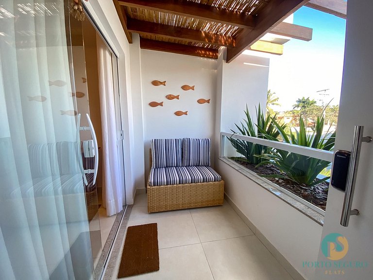 Apto Aruana 2 Quartos, Piscina, 300m da praia VF101