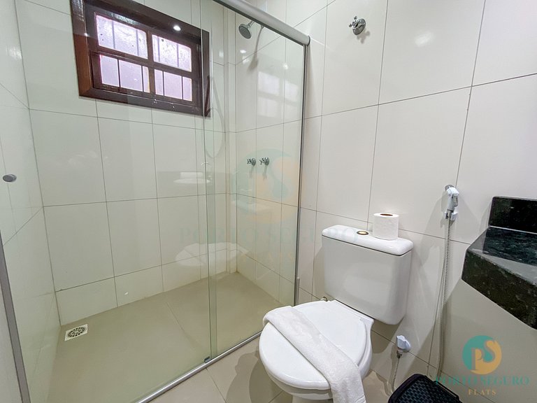 Casa 3 Qts Suites | 250m da Praia Taperapua MS15