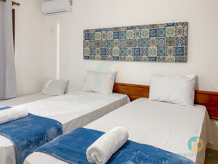 Casa 3 Qts Suites | 250m da Praia Taperapua MS15