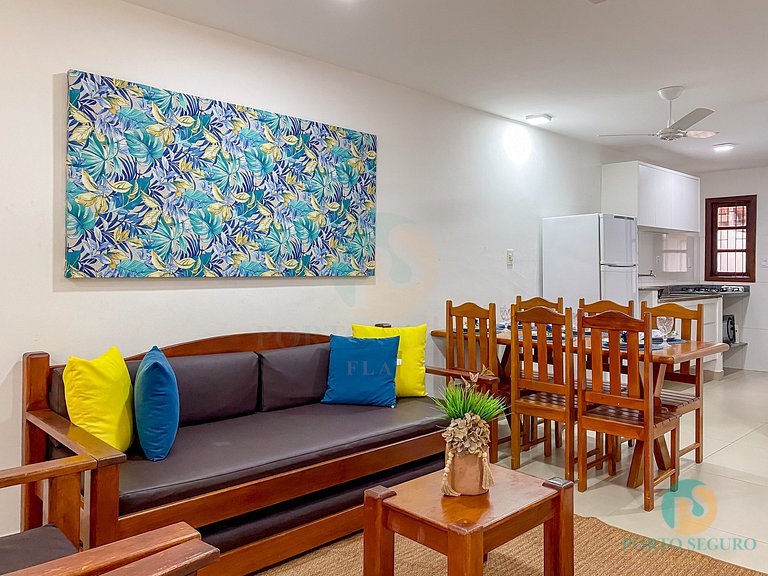 Casa 3 Qts Suites | 250m da Praia Taperapua MS15