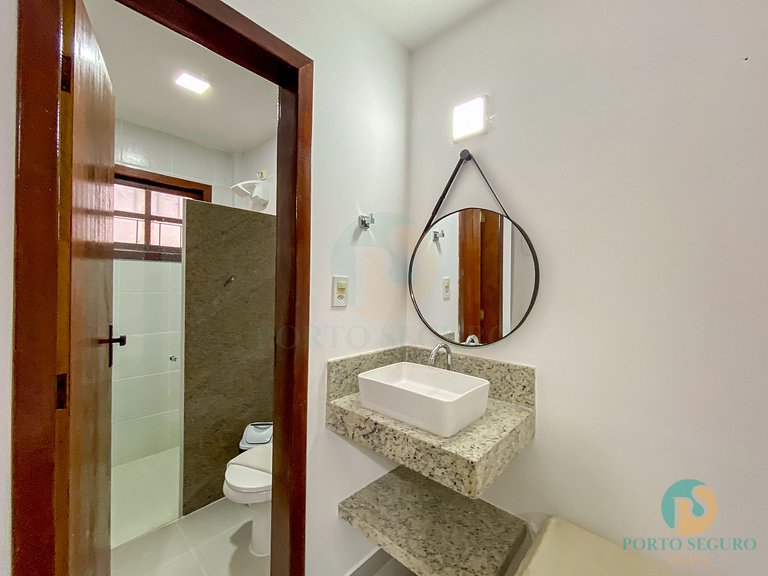 Casa 3 Qts Suites | 250m da Praia Taperapua