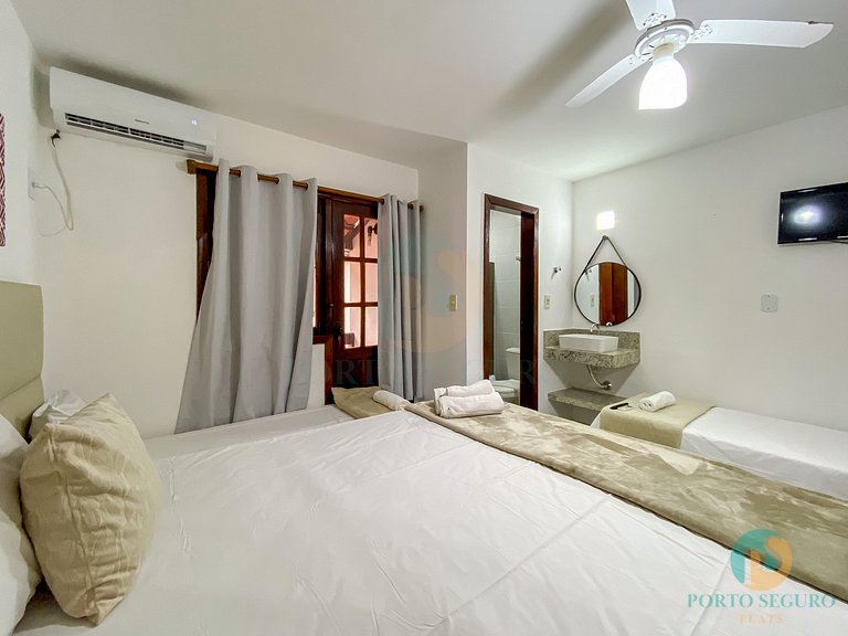 Casa 3 Qts Suites | 250m da Praia Taperapua