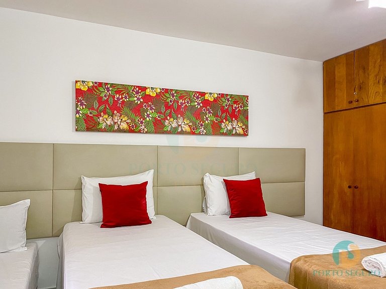 Casa 3 Qts Suites | 250m da Praia Taperapua