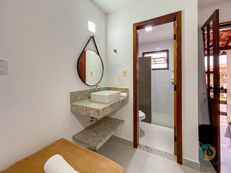 Casa 3 Qts Suites | 250m da Praia Taperapua