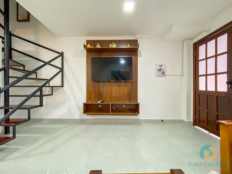 Casa 3 Qts Suites | 250m da Praia Taperapua
