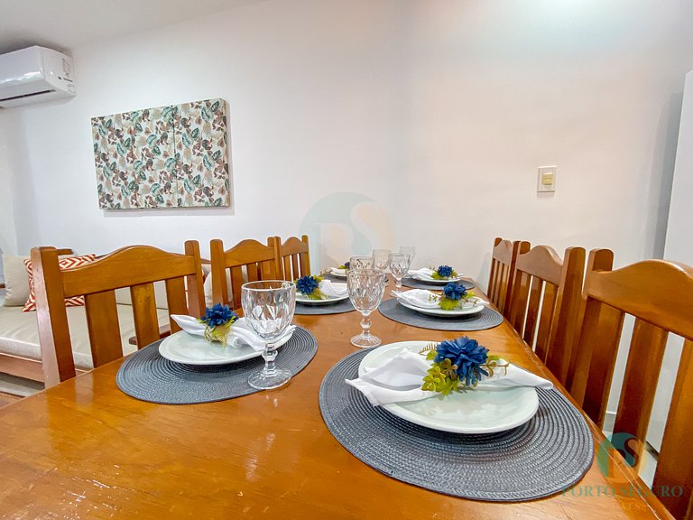 Casa 3 Qts Suites | 250m da Praia Taperapua