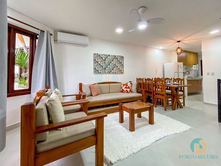 Casa 3 Qts Suites | 250m da Praia Taperapua