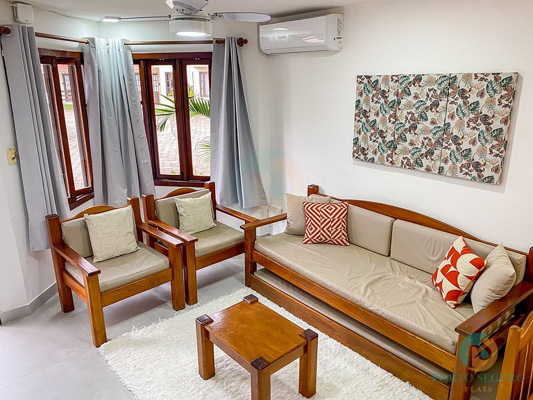 Casa 3 Qts Suites | 250m da Praia Taperapua