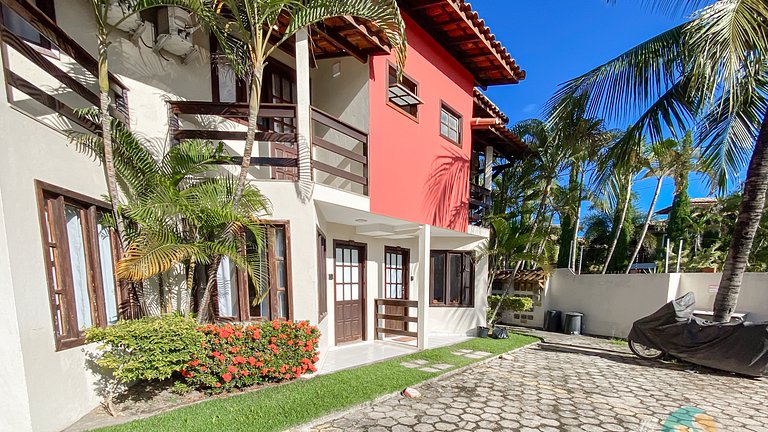 Casa 3 Qts Suites | 250m da Praia Taperapua