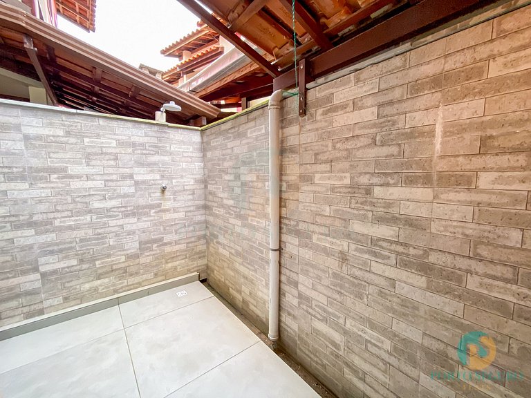 Casa 3 Qts Suites | 250m da Praia Taperapua MS15
